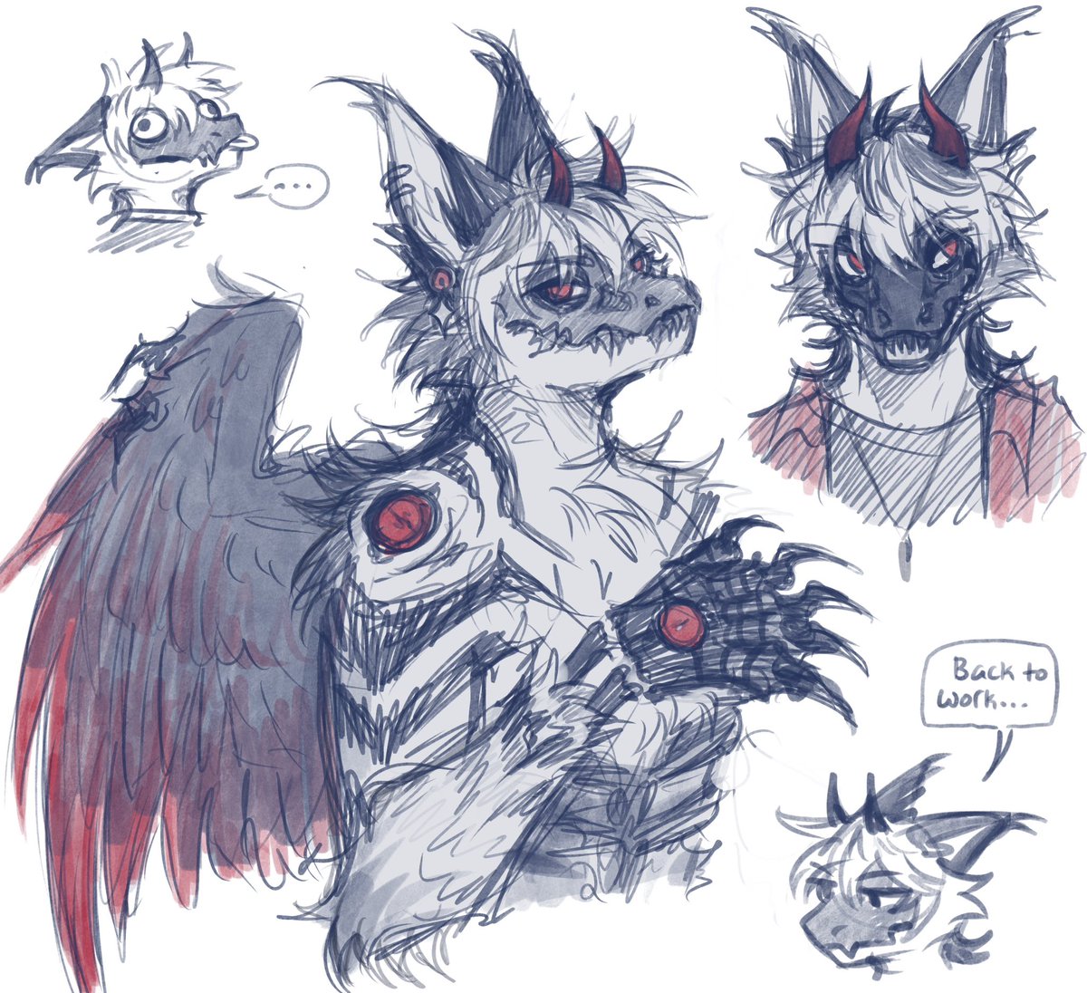 Melomlr's tweet photo. Lunch break doodle 

#oc #furry #fursona #furryart https://t.co/2bw93BCpRG