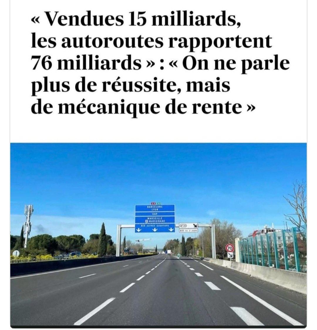 Mutualiser les pertes et privatiser les profits ...😤