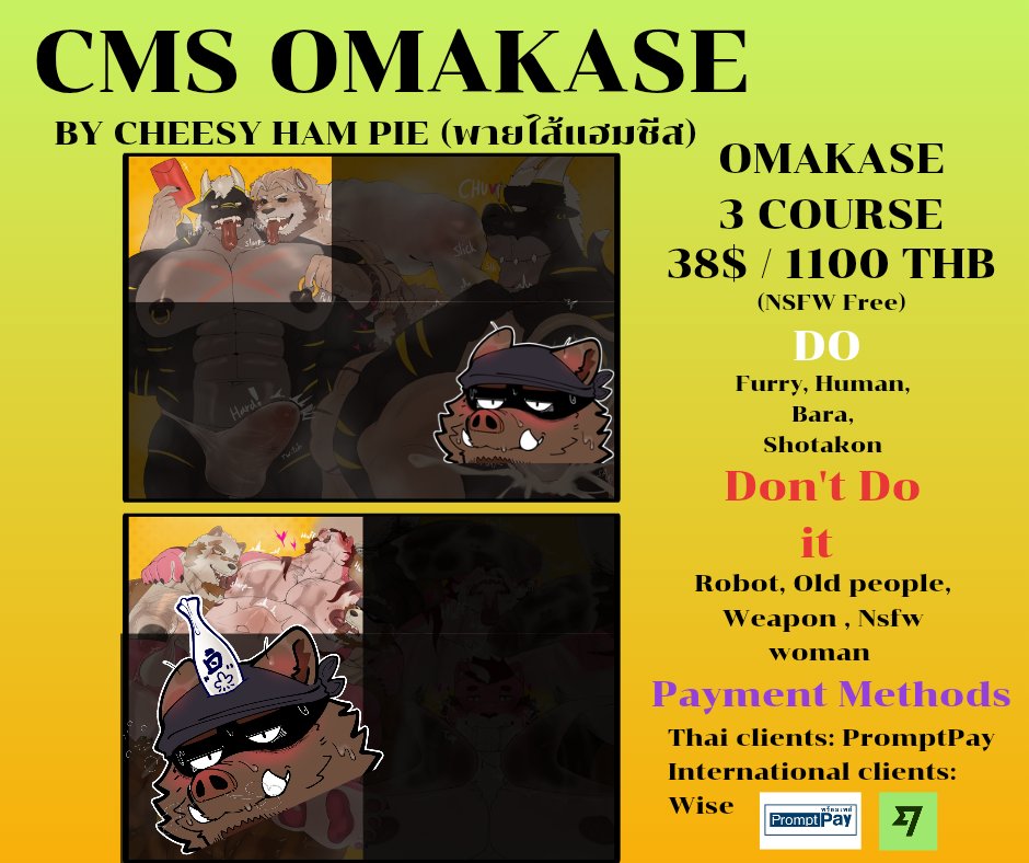 Open CMS OMAKASE 
Payment method: Wise only
If you have any further questions, please feel free to contact me via DM ✨