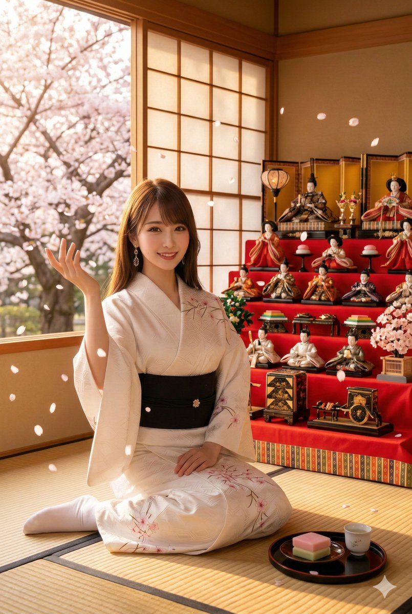 RT @mimisan5963: おはよ~☀️今日はひな祭りだね🌸
みみの日でもあるよ🥰
100% SFW Fictional digitalart. AI generated.