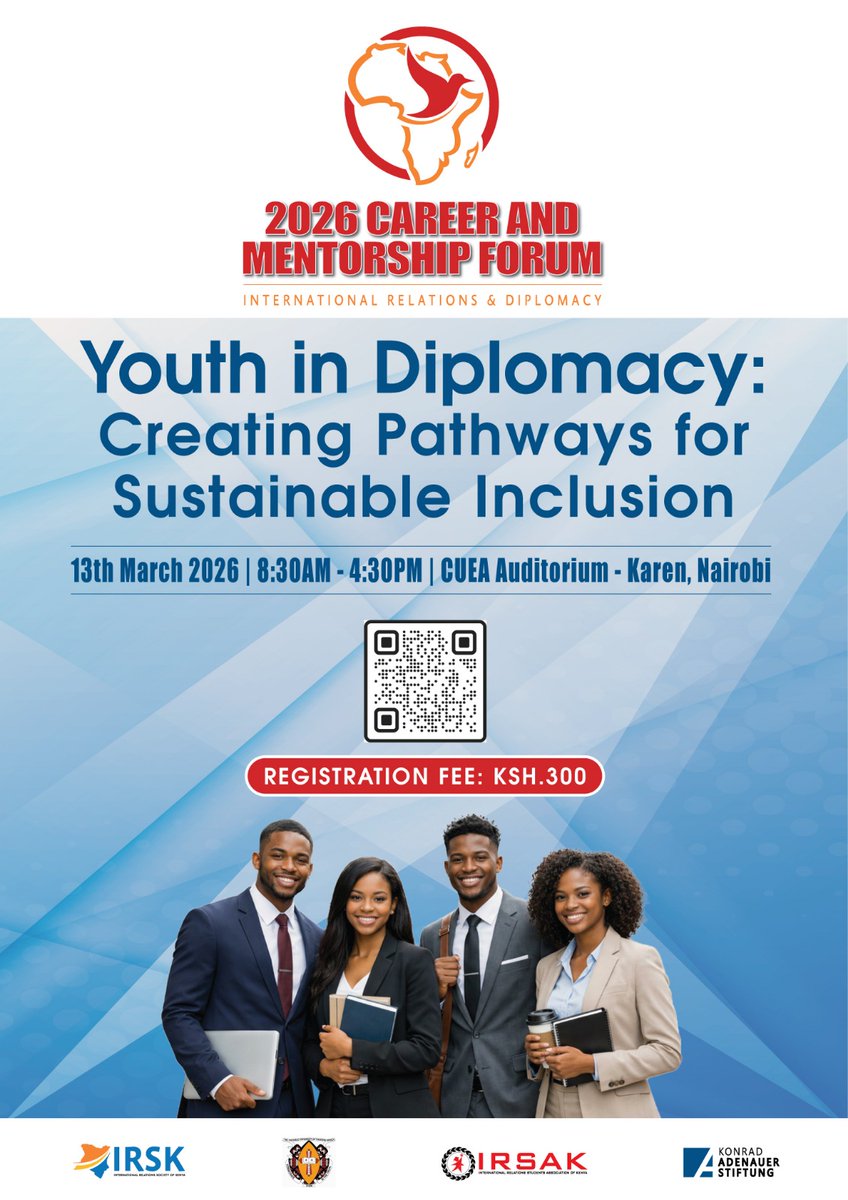 Irsak_cuea's tweet photo. Mark the date.13th March at The 
Catholic University of Eastern Africa 
@cuea_official @irsakofficial https://t.co/ozHoZV3G7M