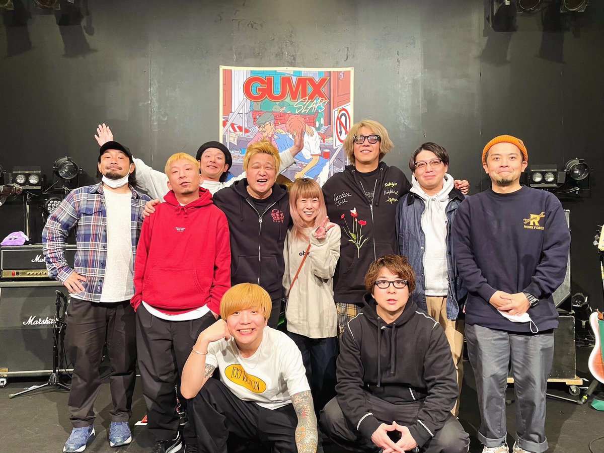 GUMXPUNK's tweet photo. Thank you MITO! Thank you DRADNATS @DRADNATSinfo and FOUR GET ME A NOTS @FGMAN_Official and everyone! The day we truly felt the charm of melodic punk! We hope to see you soon! #gumx #dradnats #fourgetmeanots #mitolighthouse https://t.co/2Mz1D6S5Jm