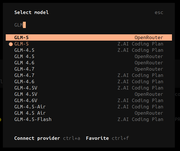@cedric_chee I don't see it yet in opencode for either the zai coding ...