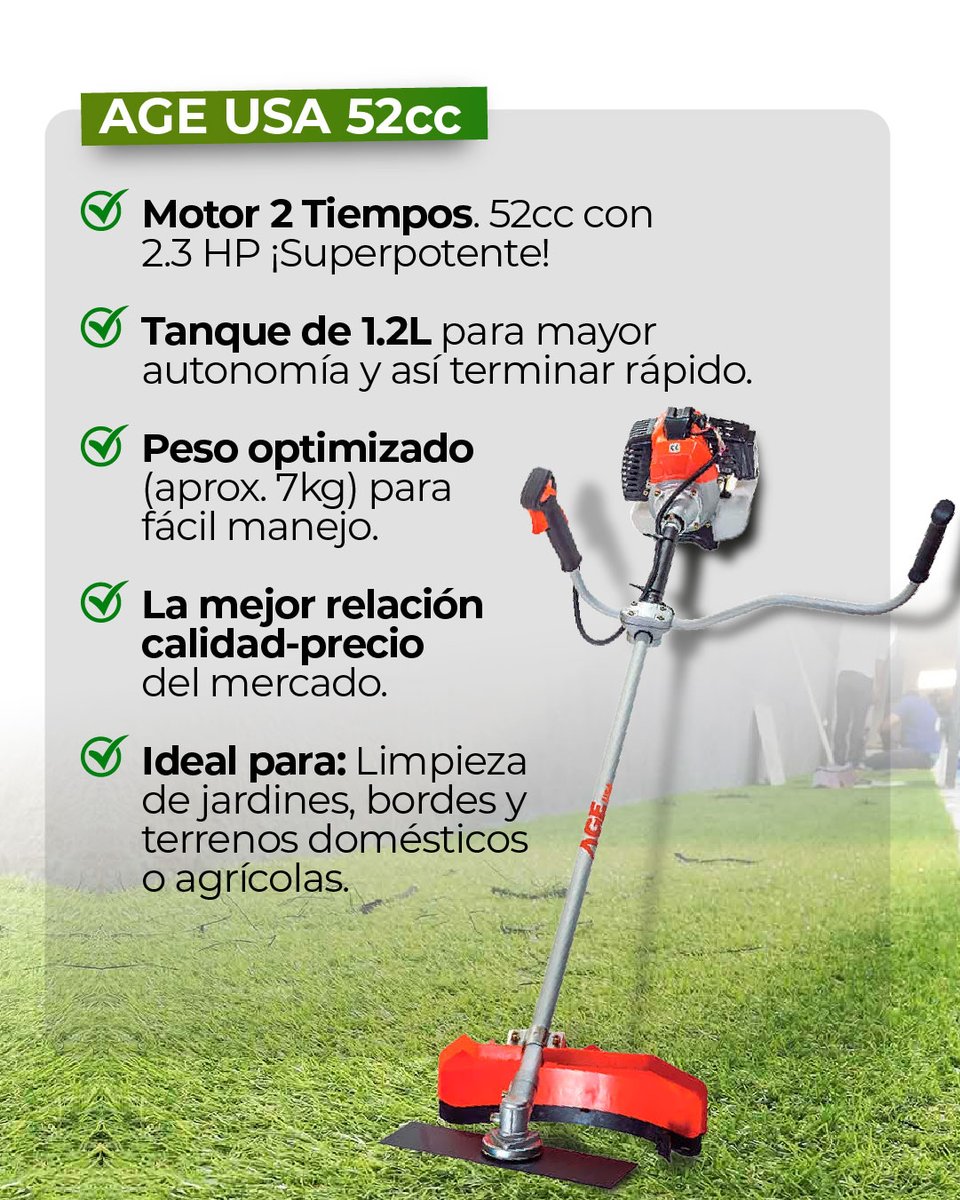 🛠️💥 En Materiales Los Andes tenemos la artillería pesada que necesitas para olvidarte de la maleza.