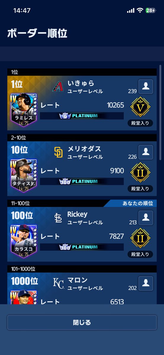 Rickey @メジャスピ tweet media