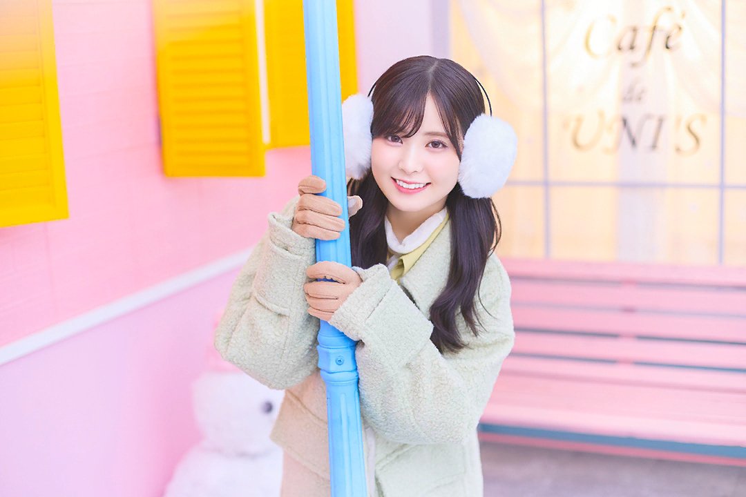 遠藤理子 #ユニエア 雪煌めく淡色の街角