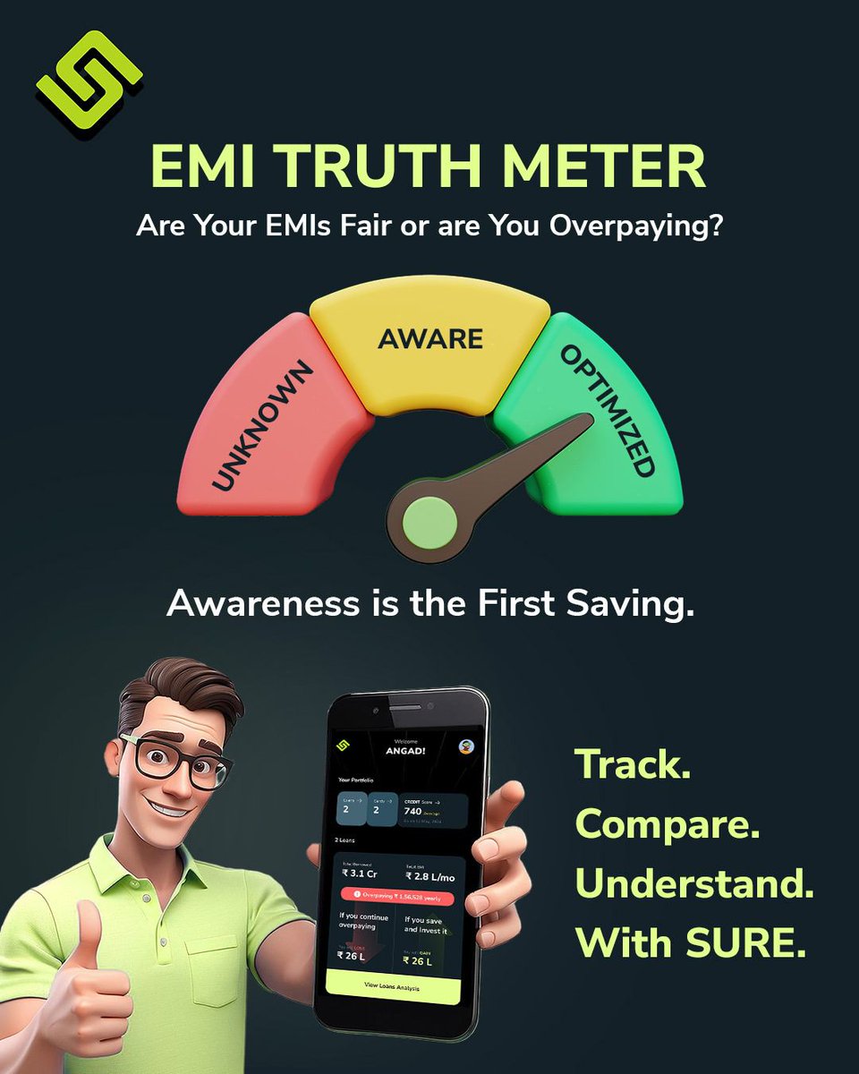 GetSureAppIn's tweet photo. See your true EMI on @GetSureAppIn https://t.co/Q4fpc5nTfA