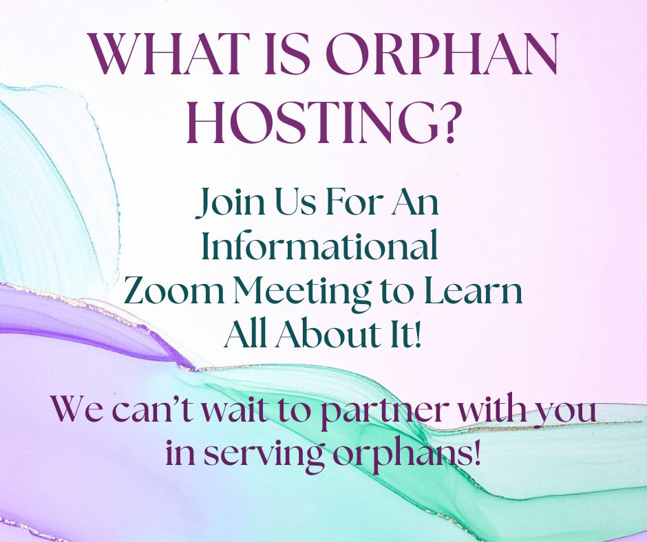 P143Org's tweet photo. Please join us this evening or Thursday night for an Orphan Hosting learning session! 

Monday, March 2nd @ 8:00pm EST
or
Thursday, March 5th  @ 9:00pm EST

Register HERE-->
https://t.co/IVGrmWEuu7 https://t.co/d3qFa3zjHl