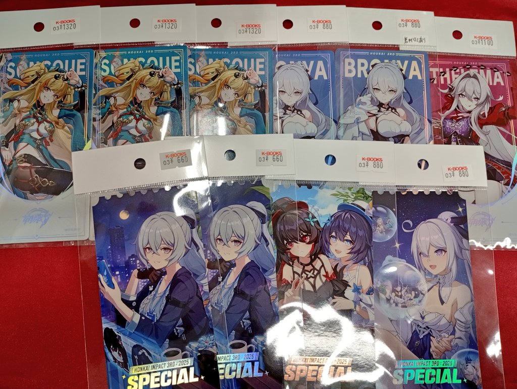 入荷情報】 崩壊3rd ポップアップ 特典ホログラムカード 松雀 セルマ