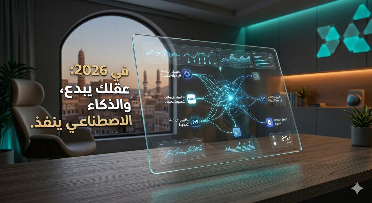 whatsfixer's tweet photo. توقف عن إضاعة وقتك في 2026! ⏳
​هاتفك يمتلك قدرات خارقة لا تستخدمها. اكتشف تطبيقات الذكاء الاصطناعي التي ستقوم بنصف عملك بدلاً عنك (تلخيص، تنظيم، وكتابة). 🤖🚀
​الأدوات والروابط الرسمية هنا 👇:
https://t.co/Co0v3QueYC
​#الذكاء_الاصطناعي #الإنتاجية #WhatsFixer https://t.co/vpPR7olioL