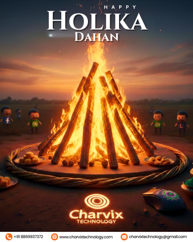 charvixtech's tweet photo. 🔥🌸 Happy Holika Dahan from Charvix Technology 🌸🔥

May this sacred fire burn away negativity and bring new growth, success, and positivity to your life and business. ✨📈

🌐 https://t.co/fnkyOuPsU9

#HappyHolikaDahan #CharvixTechnology #DigitalGrowth #BusinessSuccess🔥 https://t.co/k9lUYXPP5V
