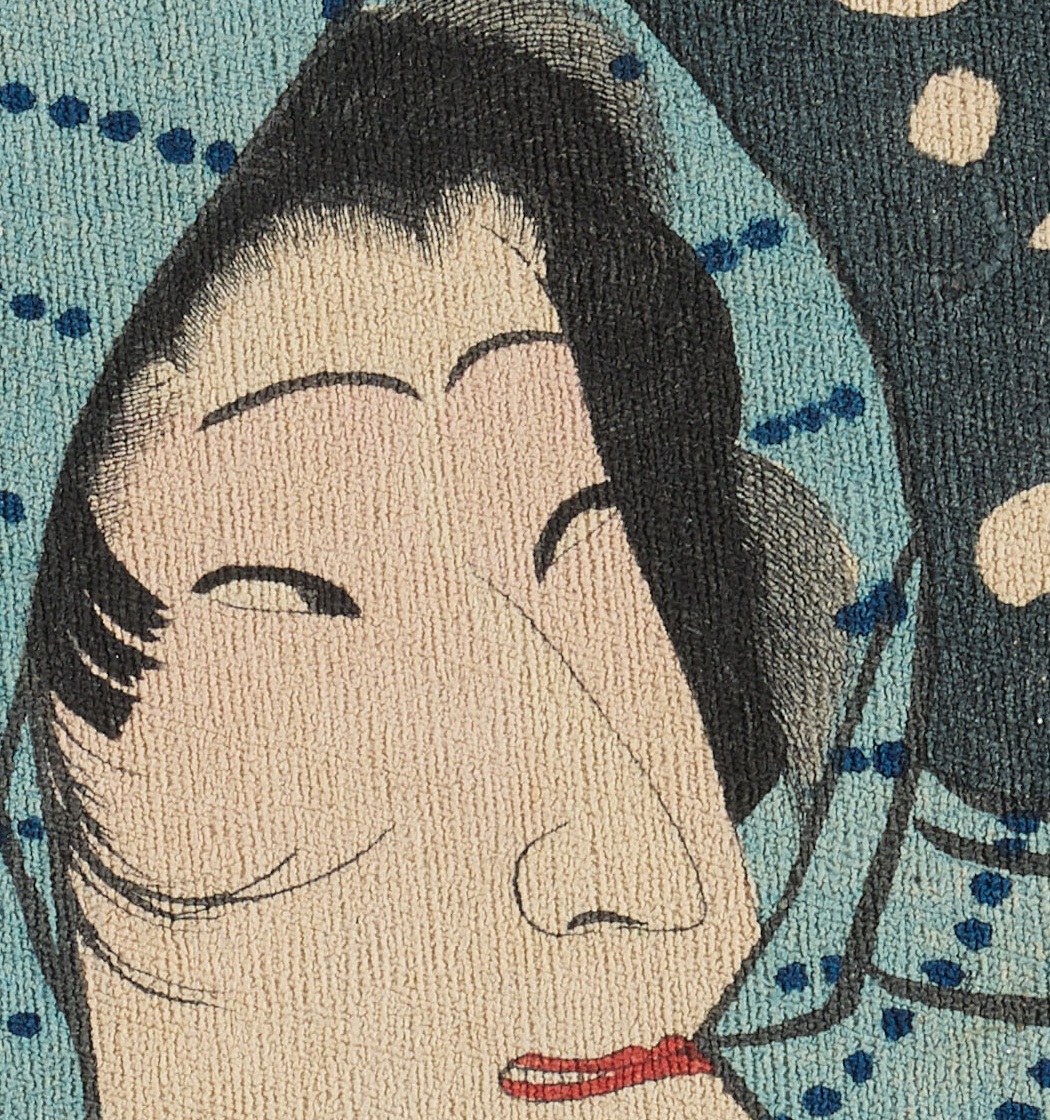 絹布のような浮世絵｜もっと浮世絵で行こ！】 もともと大判サイズだっ