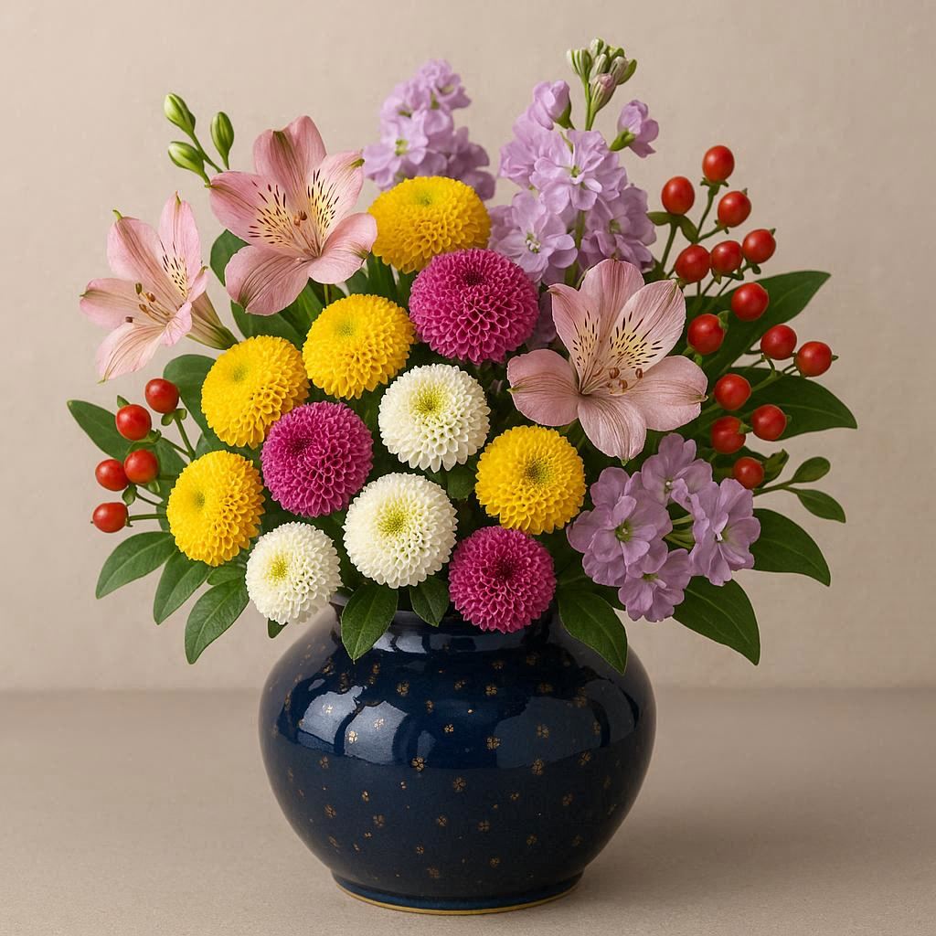 cosmos202403's tweet photo. 🩷💛Winter Flower Arrangement💛🩷
Chrysanthemum, Alstroemeria & Stock
🌼#AIbotanicaldecor🍒#AIberry
🌼#AIchrysanthemum🏺#AIvase https://t.co/DNUV1BAfS7