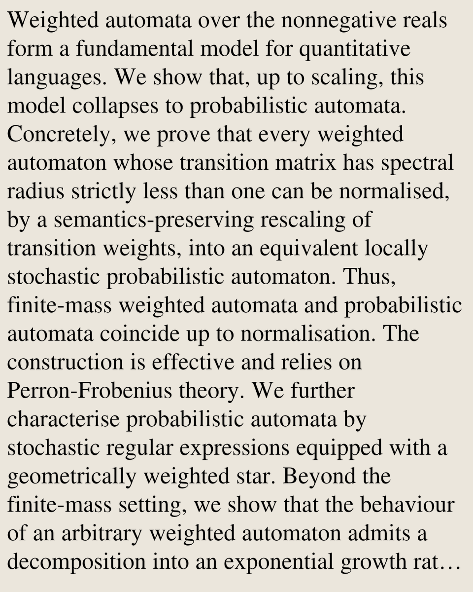 Formal Languages and Automata Theory arXiv tweet media