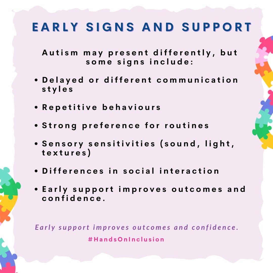 InclusionBridge's tweet photo. Autism is not something to fix. It is something to understand.
Today, choose to learn. Choose to challenge stigma. Choose to remove barriers.

Inclusion starts with knowledge and becomes real through action.

What more would you like to know? #autismawareness #HandsOnIncluison https://t.co/f1YOTUSodB