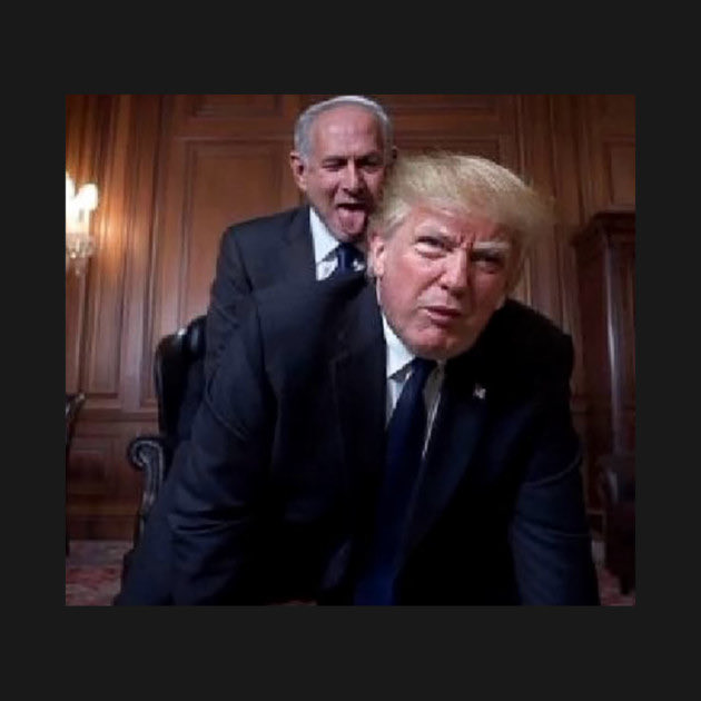 BREAKING NEWS: it has been confirmed that Netanyahu was caught pegging Donald Trump before an important meeting regarding Iran.