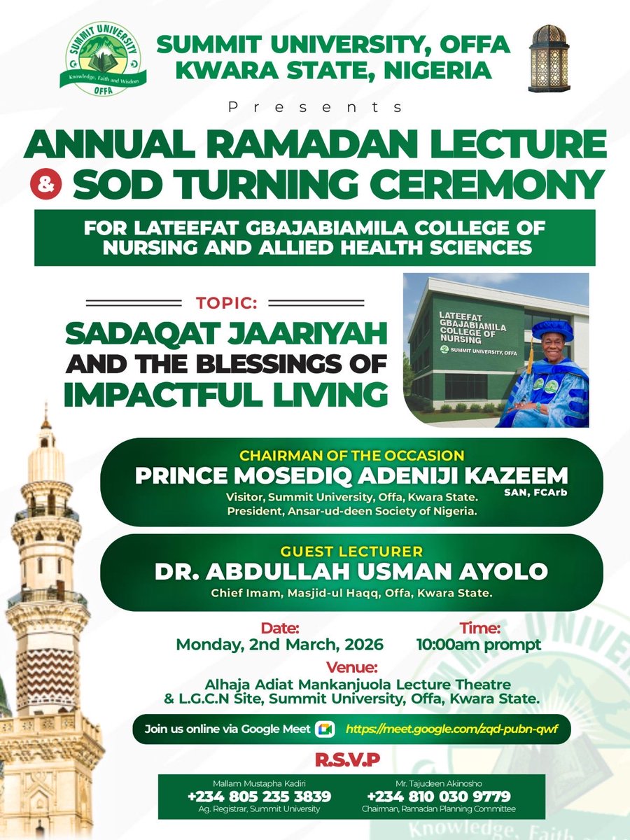 Summit University Offa tweet media