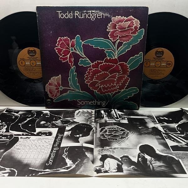 美盤!!【蛇腹ポスター完品】USオリジナル TODD RUNDGREN Something