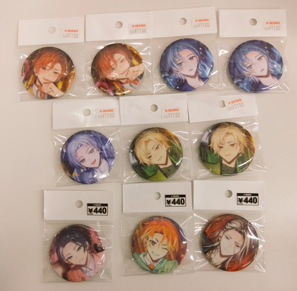 入荷情報】 18TRIP エイトリ バースデー 缶バッジ まとめて入荷しま