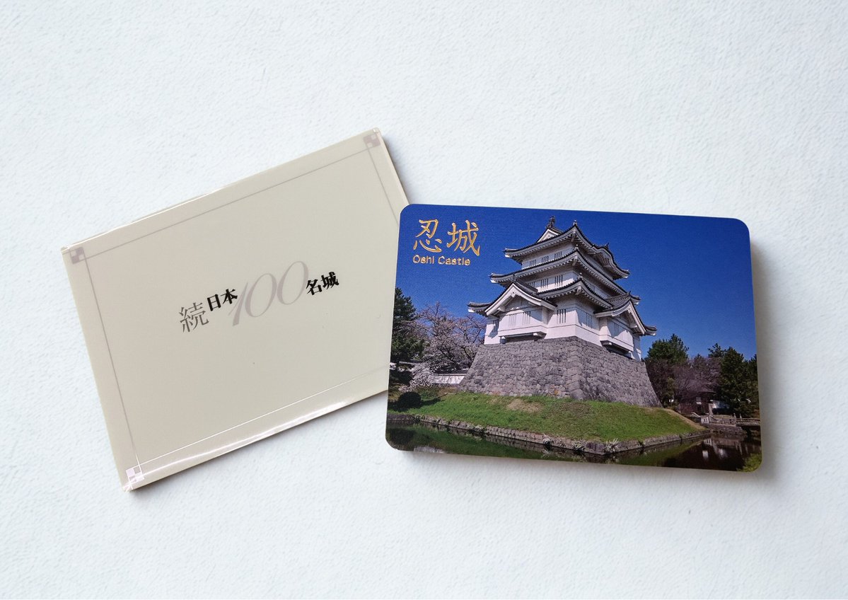 明日より販売スタート！／ 水攻めにも耐えた名城、＃忍城 続日本100