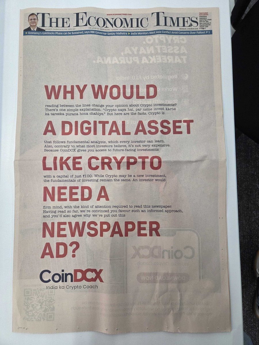 Sumit Gupta (CoinDCX) tweet media