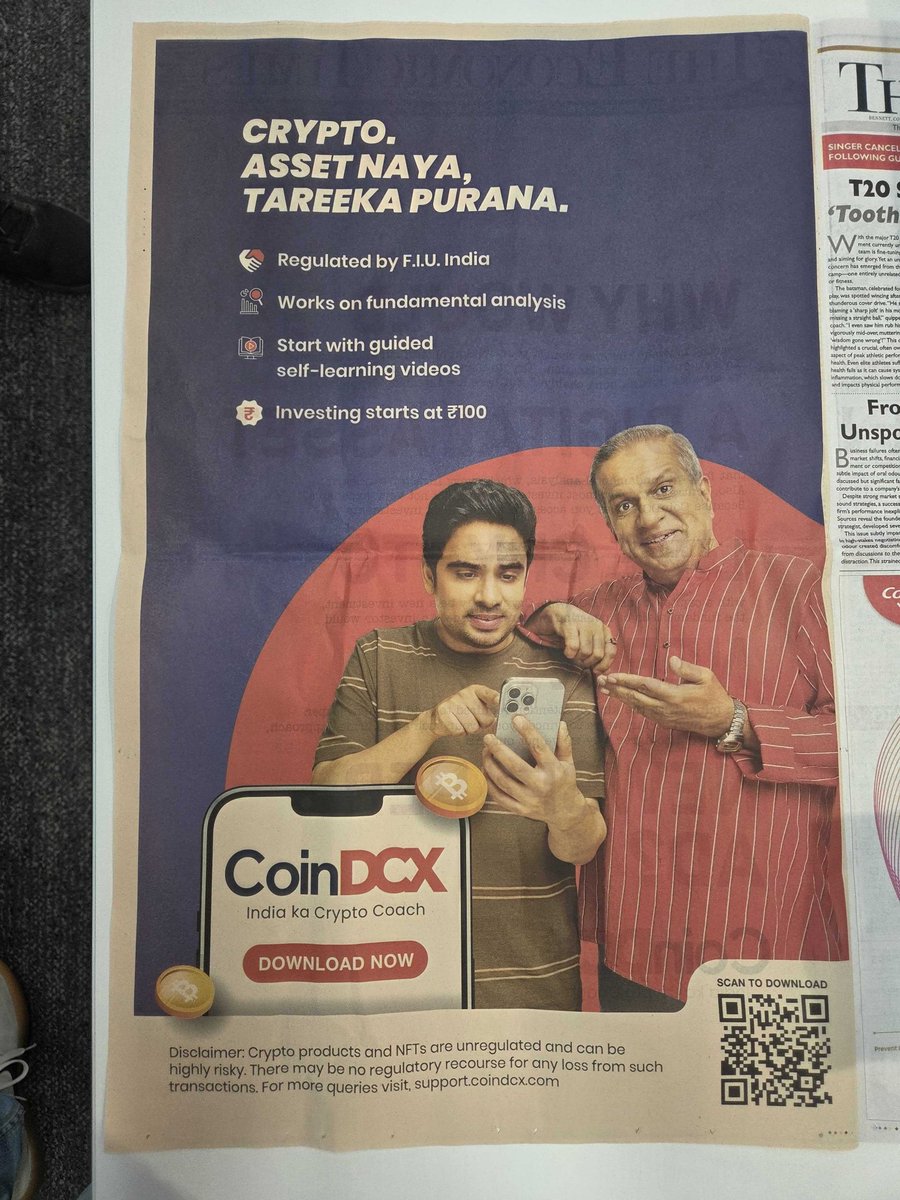 Sumit Gupta (CoinDCX) tweet media