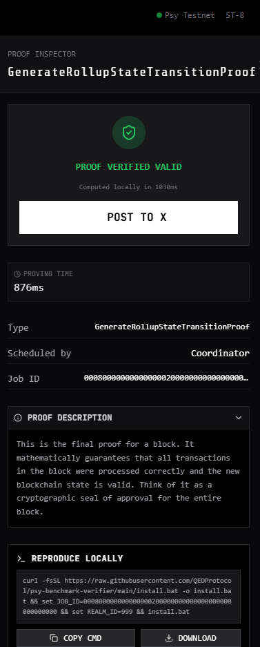emmaaacook's tweet photo. Don’t trust. Verify proofs.
Math is the only proof I trust.
521,595 TPS, 411 verified.  @PsyProtocol

https://t.co/SGF6Ih5tMA https://t.co/NeTrPKbxuK