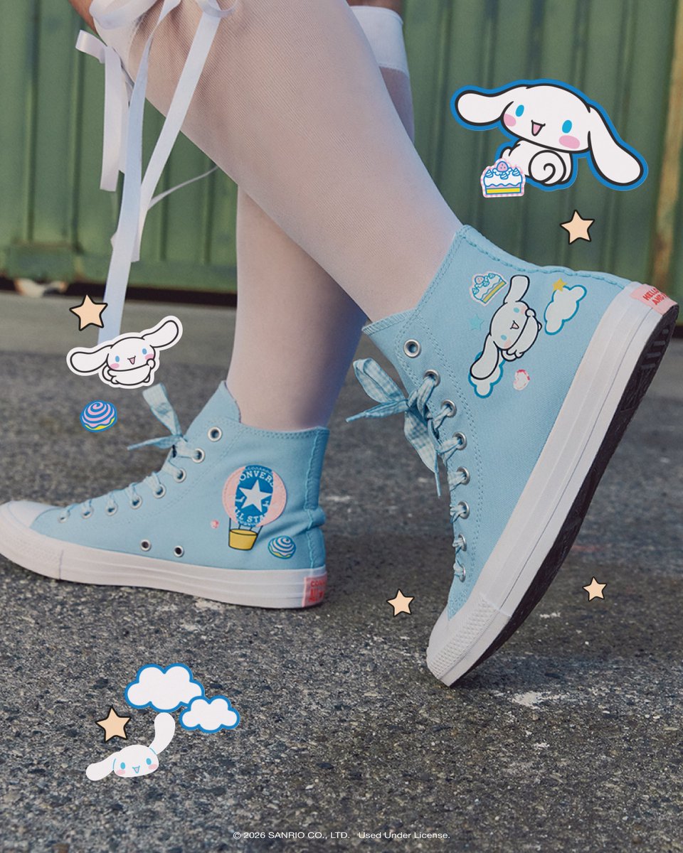 hellokitty's tweet photo. Chucks, Hello Kitty, and Friends.

Meet the limited-edition @Converse x Hello Kitty and Friends collection. Available 3.5 🎀 https://t.co/nGiQtAVold