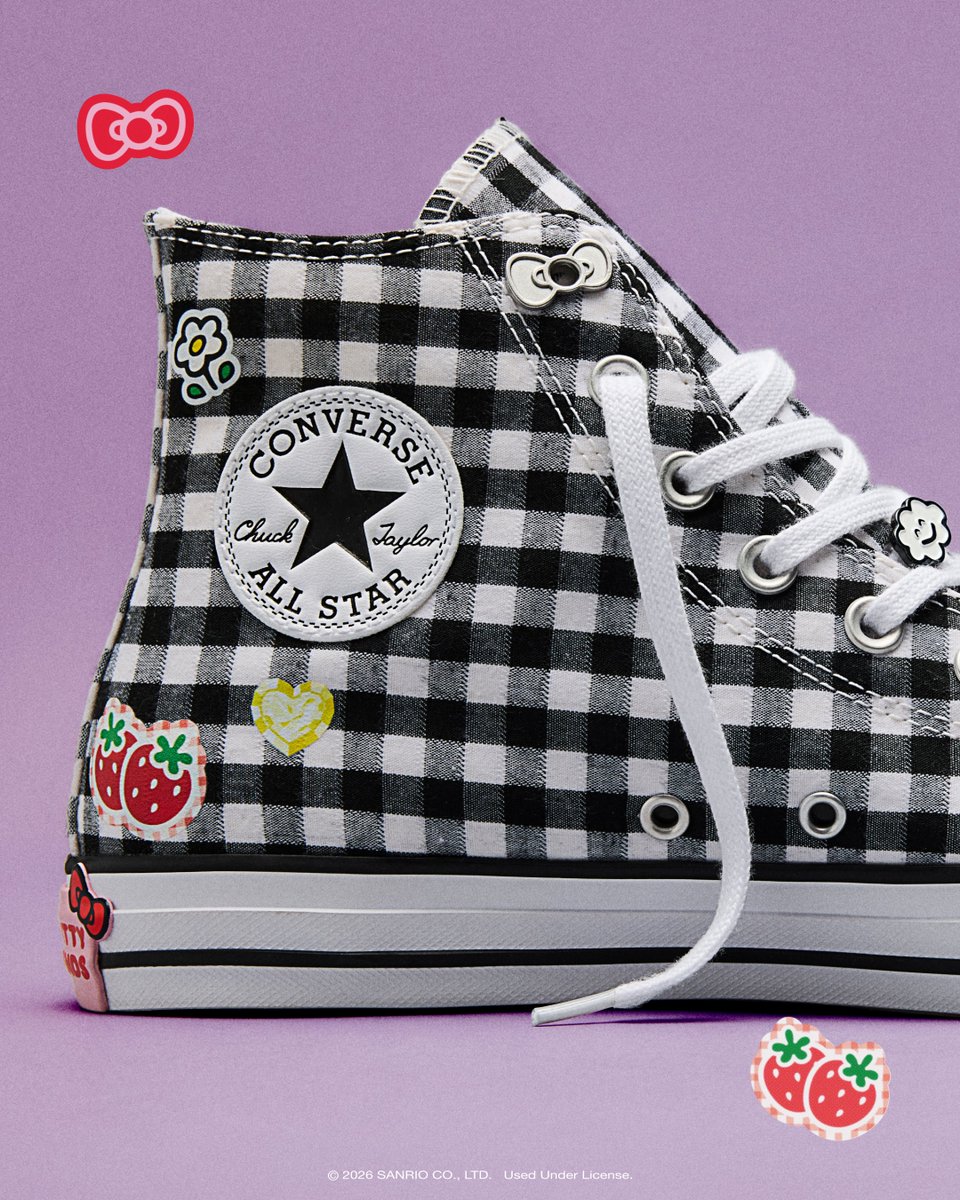 hellokitty's tweet photo. Chucks, Hello Kitty, and Friends.

Meet the limited-edition @Converse x Hello Kitty and Friends collection. Available 3.5 🎀 https://t.co/nGiQtAVold