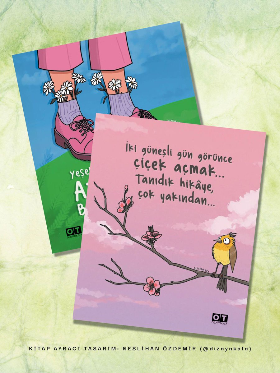 İki güneşli gün görünce çiçek açmak... 
Tanıdık hikâye, çok yakından! 💐

Herkese iyi haftalar... ☀️

Mart sayımız kitap ayracı, çıkartma ve marteniçka hediyeli 📚 #OTdergi 

(Kitap ayracı ✍️ Neslihan Özdemir)