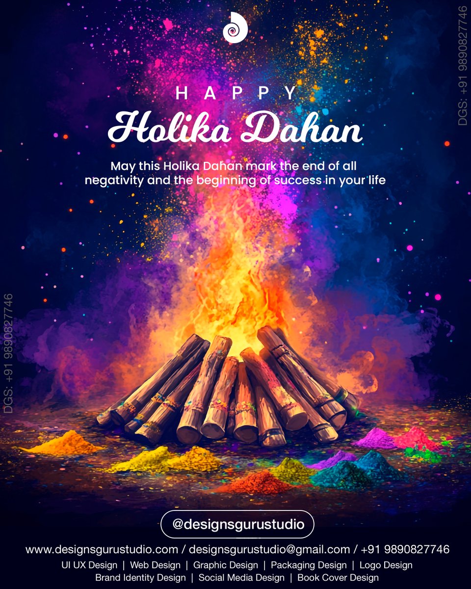 designsgurustud's tweet photo. Happy Holika Dahan!
#designsgurustudio #holikadahan #holi2026 #holi #holifestival #happyholi #sanatandharma #hindufestivals #festivevibes #indianfestivals #festivalofcolors #viral #holifestivalofcolours #trendingreels #होलिका #होली https://t.co/ZfRBiN9Vb9