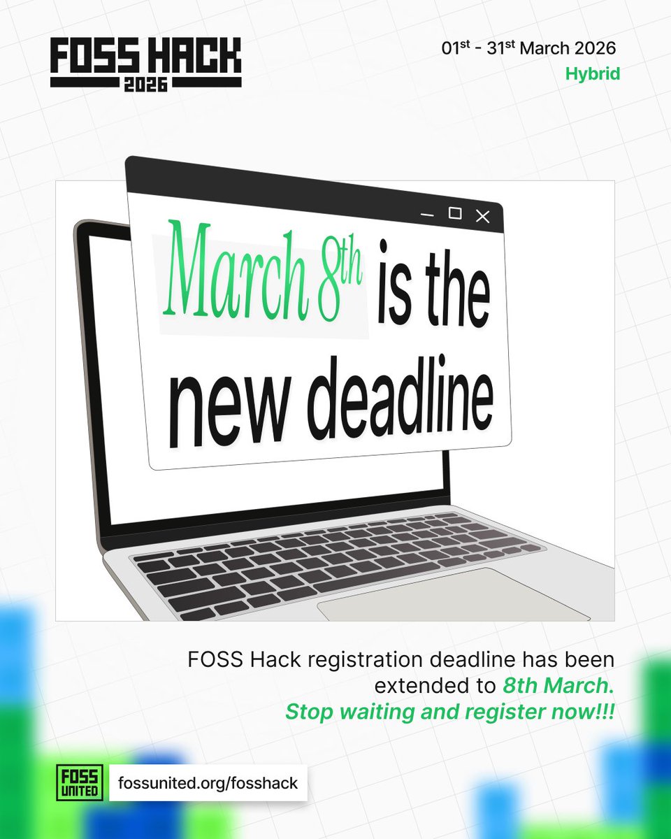 FOSS United tweet media