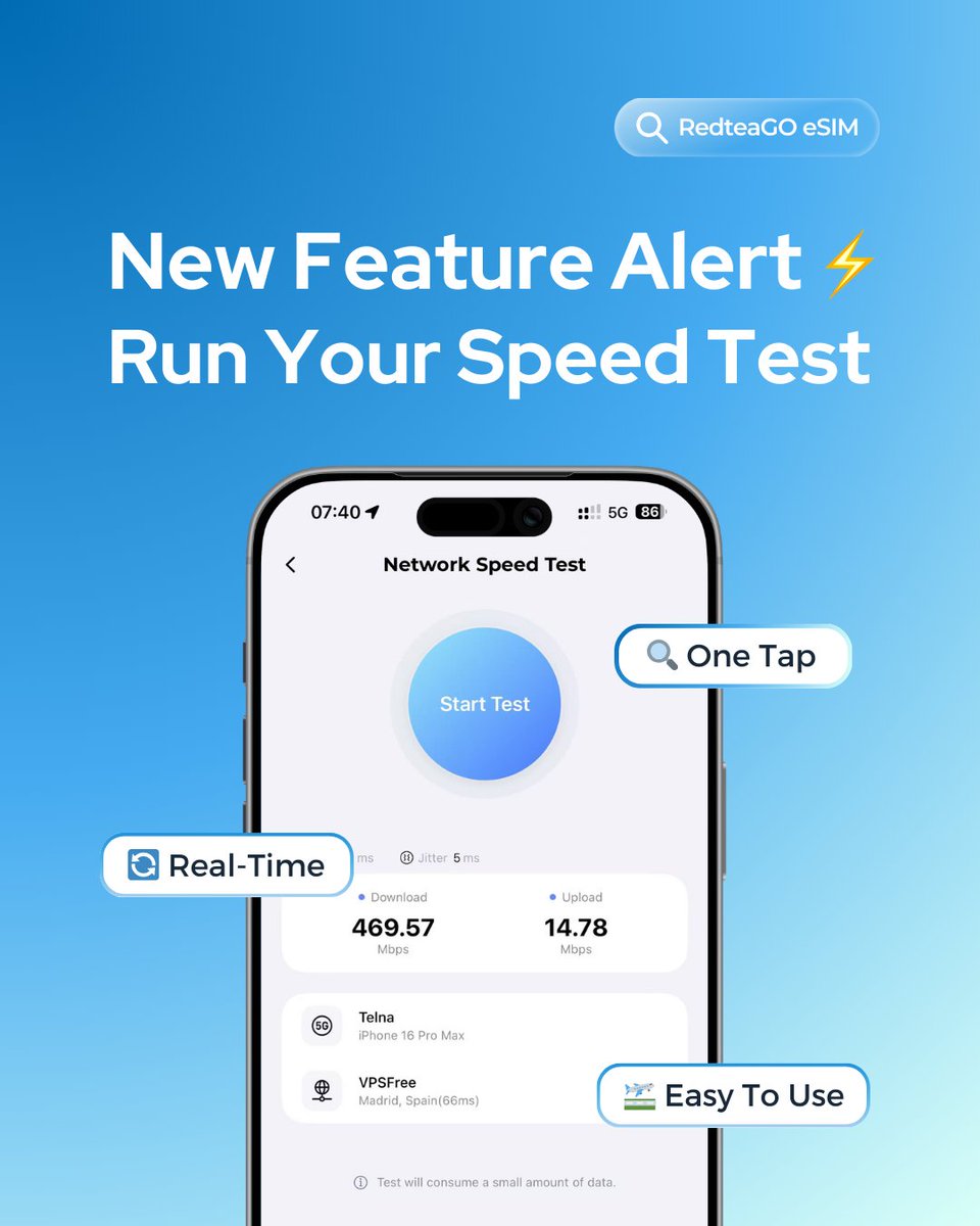 RedteaGO | eSIM World's Best Travel App tweet media