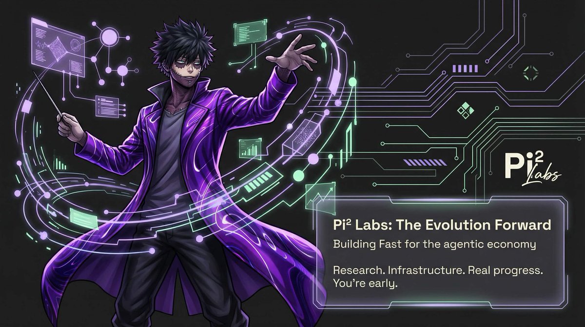 🟣 The Pi² Labs:

Pi² Labs just dropped their evolution forward, Pi² Labs (formerly Pi Squared) isn't just a name change, it's a full shift in focus

The team is now building Fast a payment system designed specifically for the agentic economy

Think AI agents and autonomous