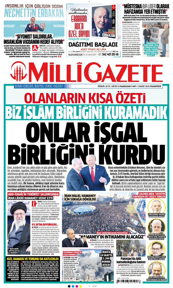 Millî Gazete tweet media