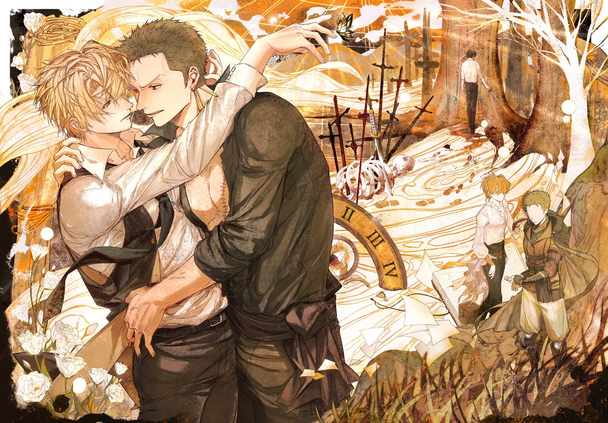 kino_modo619's tweet photo. #ゾロサン #zosan HB 2026/03/02
🌑🌖🌗The River of Time🌘🌔🌓
Western Fantasy AU zosan！ https://t.co/WTWryaDaS4