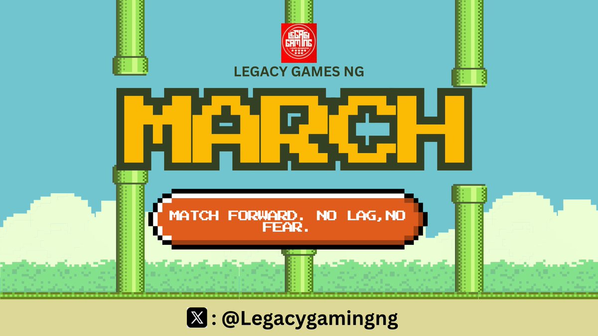 Hello, Legacy fam.Welcome to the month of March.

We wish us all a Happy new month of steady grinding, non-stop gaming, matching forward towards our goals.
 No lagging, no fear, no anxiety. Just navigating another new month of our lives in a jolly manner, playing our games.