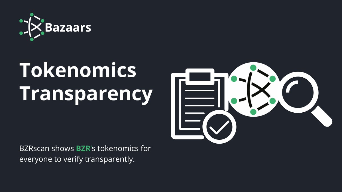 Full visibility: BZRscan shows $BZR’s tokenomics for everyone to verify transparently.

#BZR #CryptoCommerce #Web3 #Bazaars #ORC55