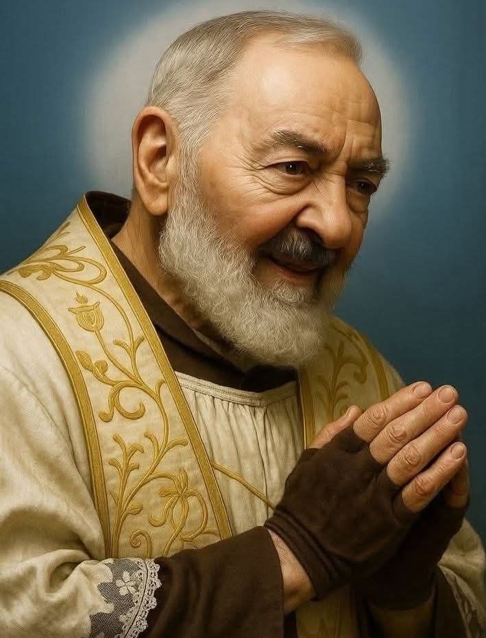 DIO ci dà sempre ciò che è meglio per noi, anche se a volte non lo comprendiamo.🙏❤️🙏                                                

    SAN PIO da PIETRELCINA