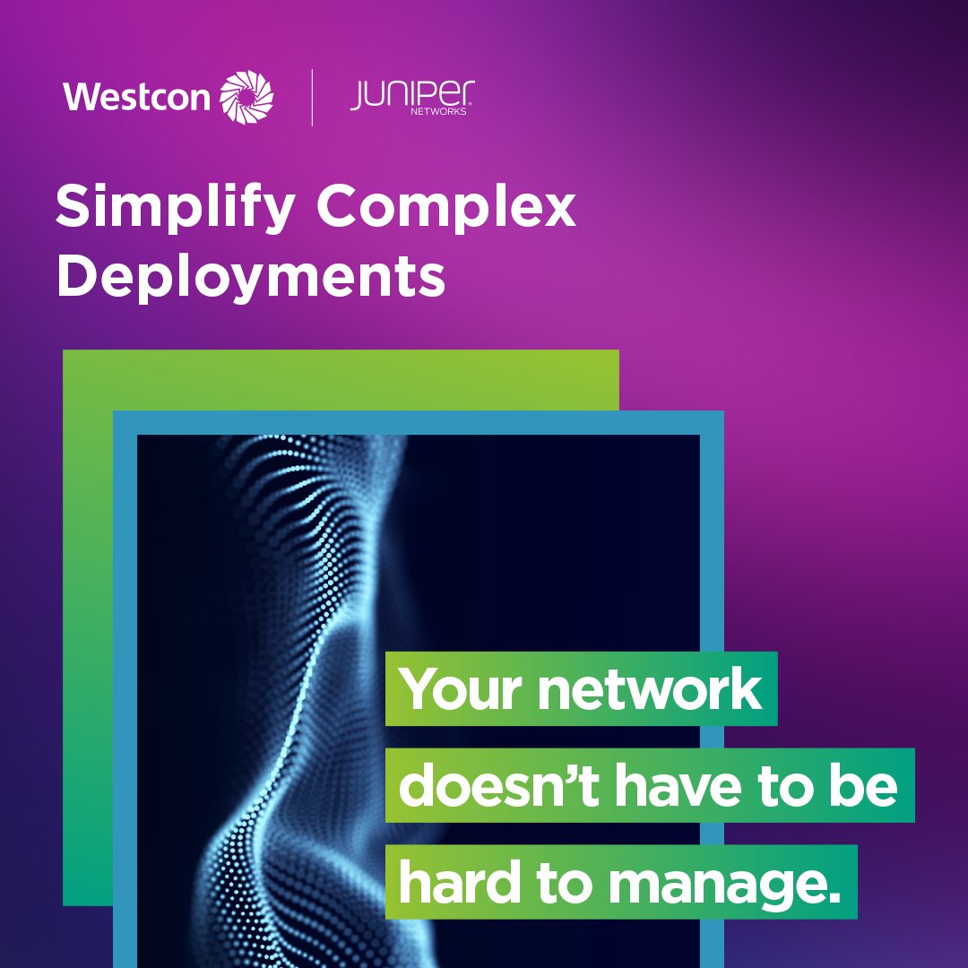 Complexity is optional. Juniper makes network ops smoother and faster.
 okt.to/wRN2Yk