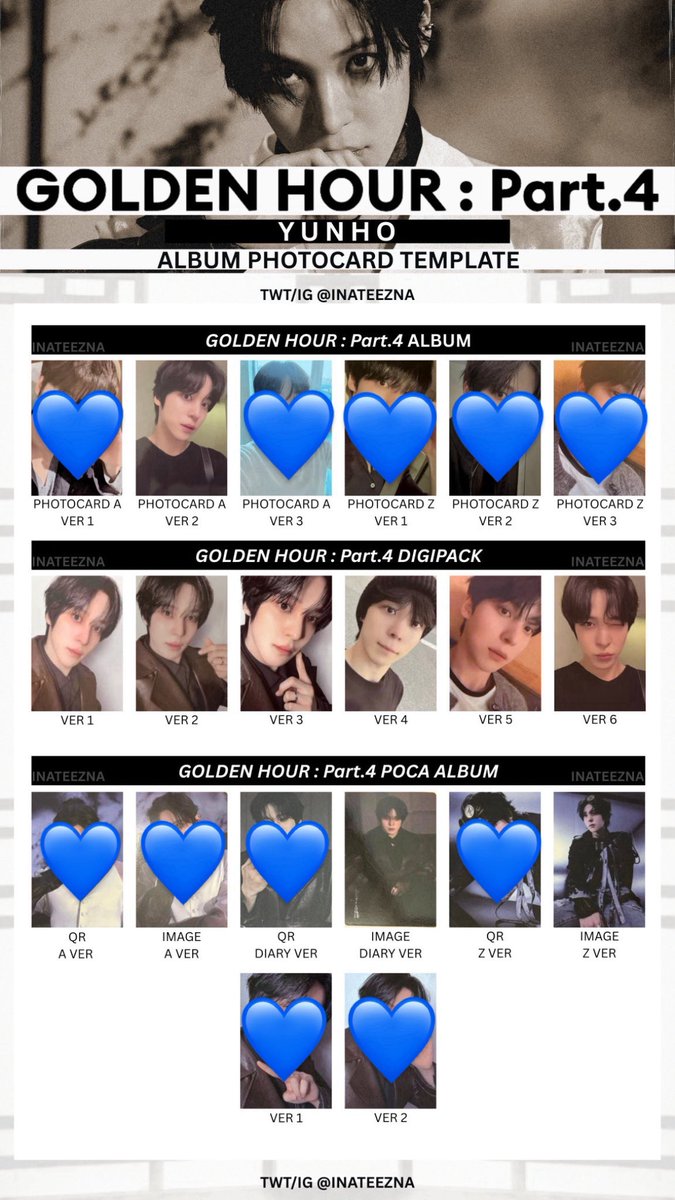 ATEEZ アチズ エイティズ Golden Hour pt4 特典 ポカ封入 トレカ 交換