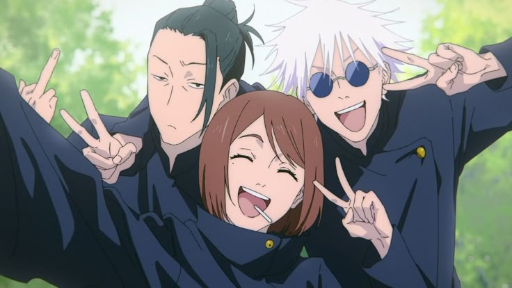 gay couple where one is overly stoic and one is overly cocky with their sometimes forgotten third wheel girl bestie is my favourite trope