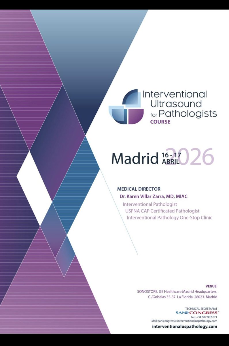 💁🏽 Diffuse enlargement of the submaxillary gland.
💉 Ultrasound guided fine needle aspiration performed by Interventional Pathologist.
1️⃣ Pass.
2️⃣5️⃣ G.
🔬 Sialadenitis.

✅ Interventional Ultrasound for Pathologists course.
🇪🇸 Madrid.
🗓️ April 16-17, 2026.
interventionaluspathology.com