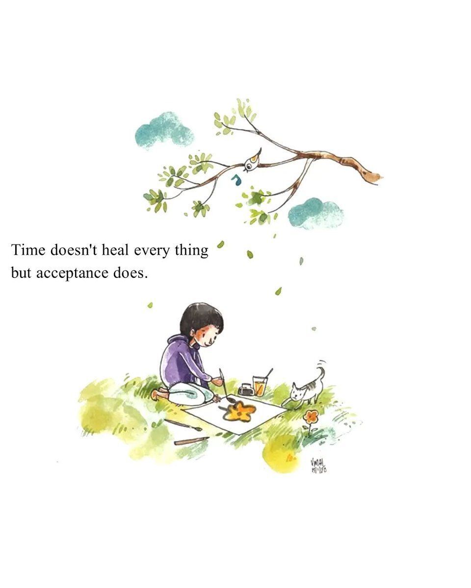 healing begins with acceptance.