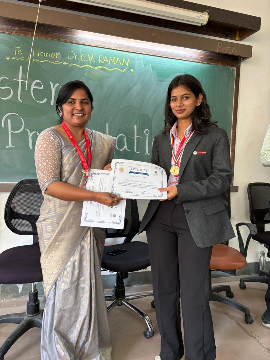 🔬🏗️ National Science Day Celebration | Poster Presentation Competition
The Department of Civil Engineering, SoET, in association with the Civil Engineering Students Association (CESA), celebrated National Science Day with an inspiring Poster Presentation Competition.

Students