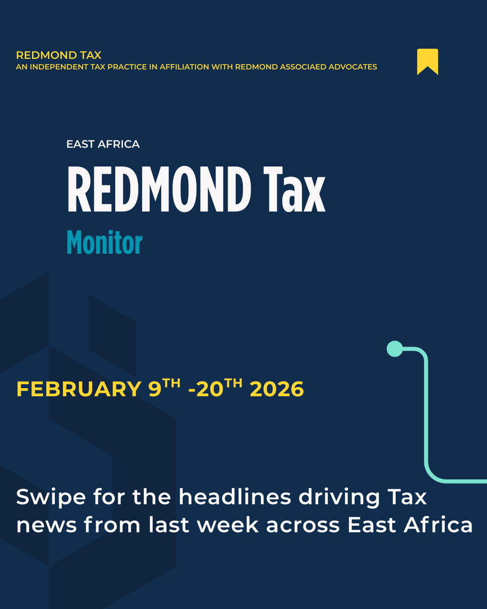 AlfredHabaasa's tweet photo. We have once again curated key East African tax headlines that defined the business landscape this week. Stay ahead of the shifts shaping the region’s fiscal future with our #REDMONDTAXMonitor. Find details at https://t.co/YuLd9Dz8r4
#UgandaTaxAdvisory #UgandaTaxCompliace https://t.co/18PNHc8hAj