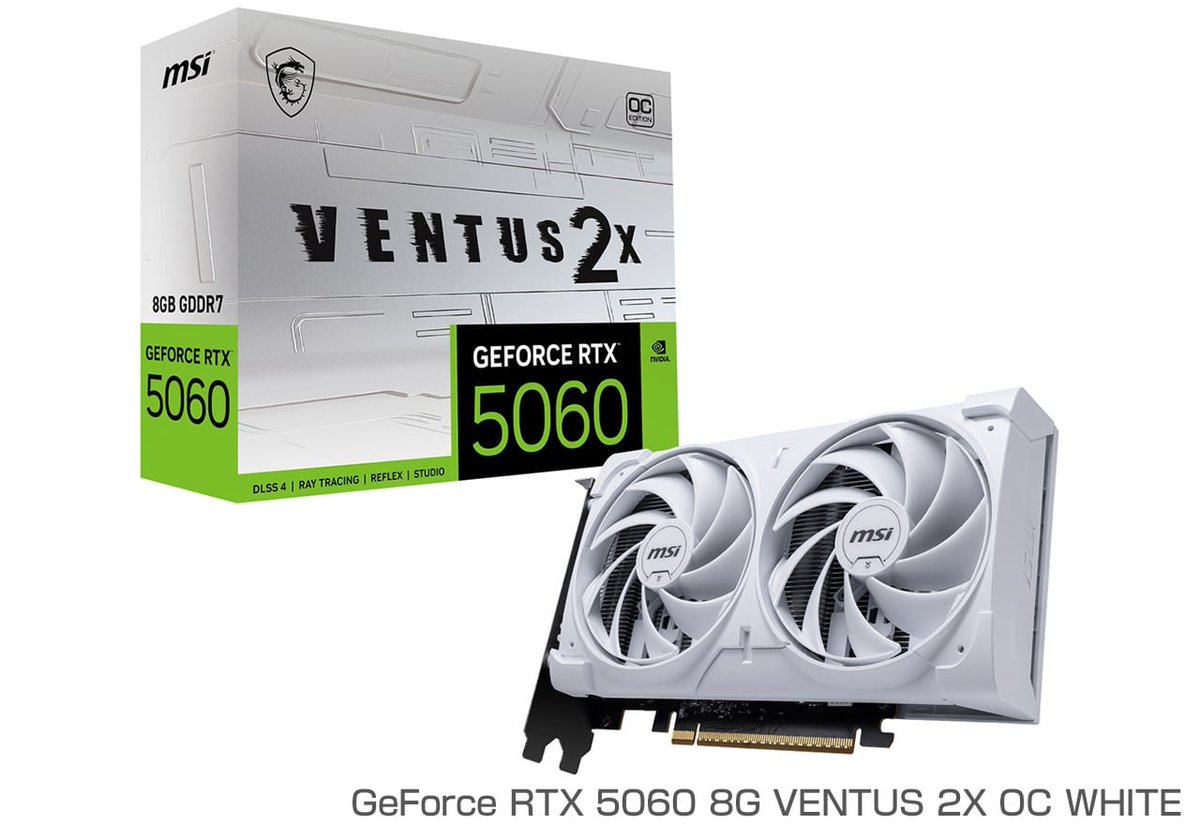 本店2F】 3/2閉店までのタイムセール！ 【#MSI】 GeForce RTX 5060 8G