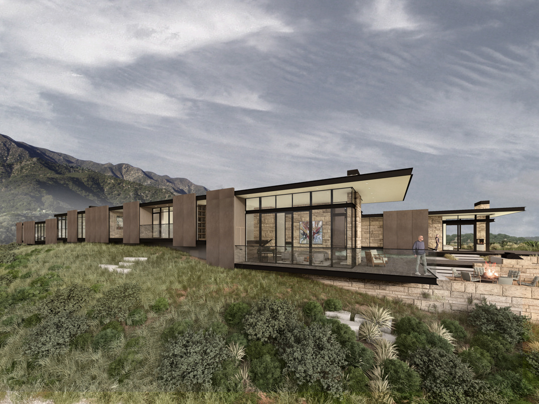 The living room is the home’s most transparent and expansive volume, opening to the landscape on three sides. As the ground steps down away from the structure, the ceiling height increases significantly, creating a tall, airy space.
.
INSPIRE | CREATE | IMPACT