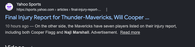 Why was this a lost <a href="/Polymarket/">Polymarket</a> <a href="/PolymarketSport/">Polymarket Sports</a> when Naji Marshall never played due to an injury?