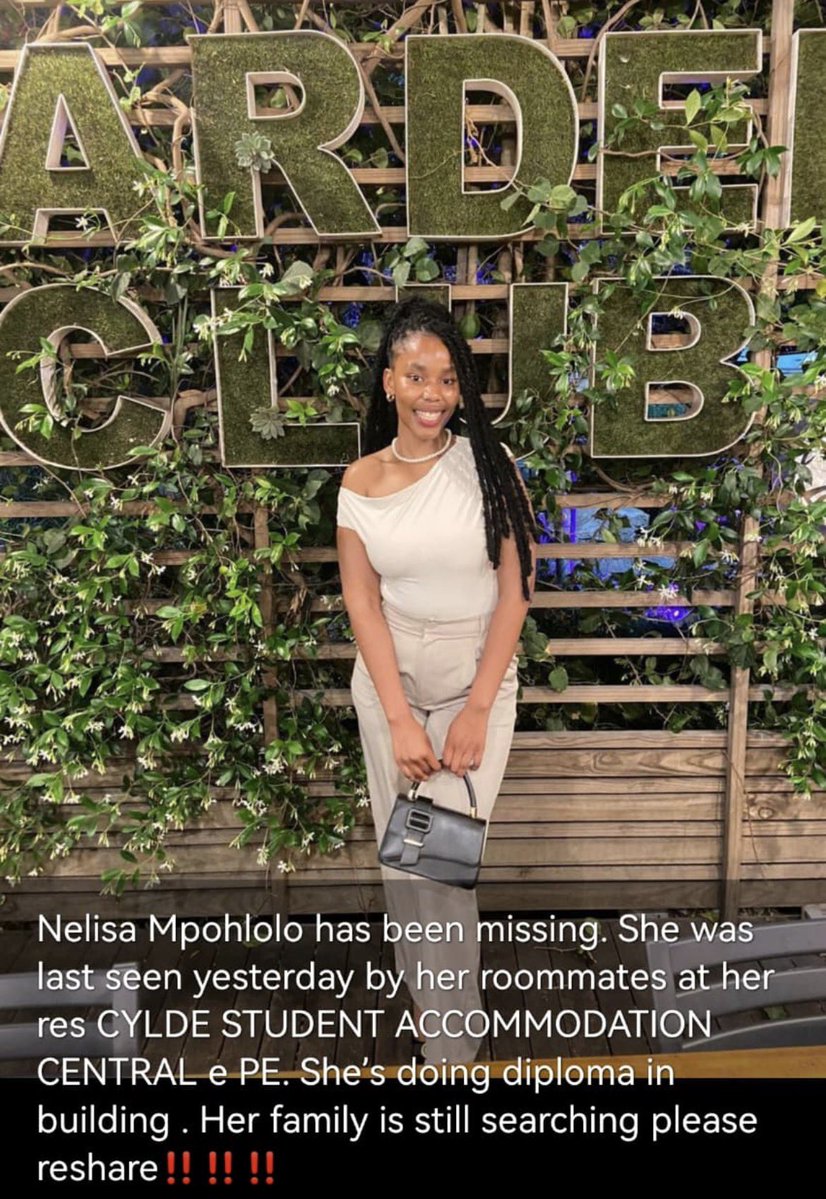 Please share again to help find her.